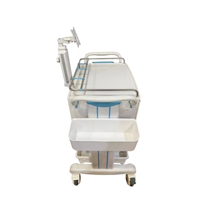 Chariot de la livraison de drogue de chariot à médecine d'urgence avec les pièces facultatives