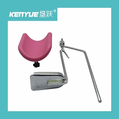 Jambe de luxe rose matérielle d'unité centrale en métal reposer les pièces gynécologiques de chaise