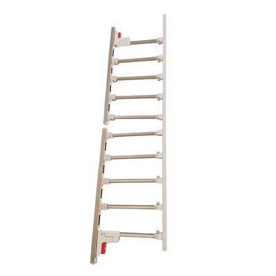 Barrière de protection pour lit d'hôpital personnalisée 10 engrenages double commutateur alliage d'aluminium