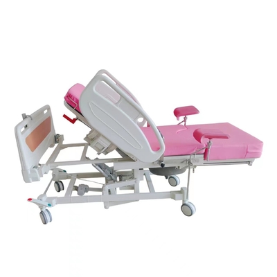 Lit de maternité hôpital table d'examen gynécologique couleur rose