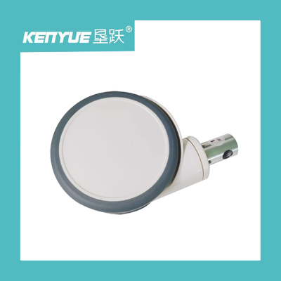 Roue de commande centrale de 6 pouces TPR+PP 32*50mm avec accessoires médicaux Roue blanche