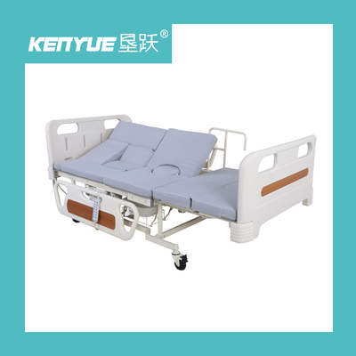 Lit de soins infirmiers électrique multifonctionnel réglable blanc pour l'hôpital 2090*1020mm