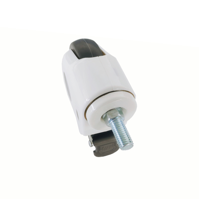 Roue universelle de 5 pouces avec frein Blanc Spécial Caster médical Usage hospitalier