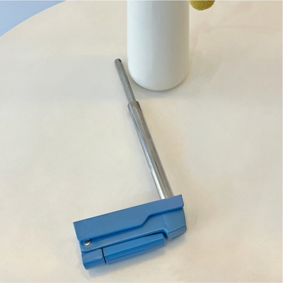 Poignée détraquée de lit d'hôpital d'ABS pour le bleu manuel de couleur de lit d'hôpital