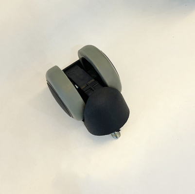2 pouces Casters Hôpital Noir accessoires spéciaux en PU