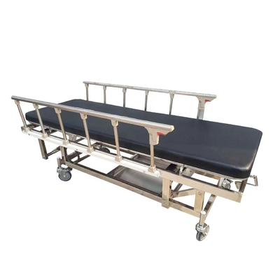 Produit médical Structure du patient Roue de chariot avec couverture extérieure de frein Lit de transfert de fauteuil roulant