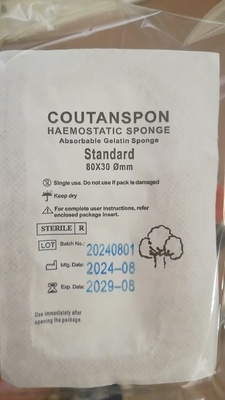 Bouteille d' éponge hémostatique anale médicale