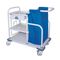 Blanchisserie rassemblant le chariot à instrument médical pour l'acier au carbone d'hôpital d'hôtel pulvérisé