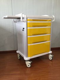 Carton emballant l'équipement médical d'hôpital de chariot de chariot, chariot à accident de secours