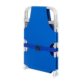 Bleu patient de brancard pliant de secours d'ambulance d'alliage d'aluminium