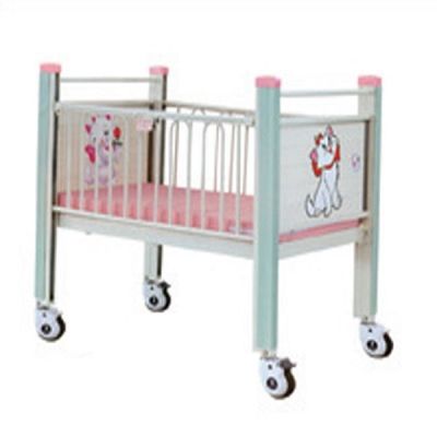 Lit de bébé manuel détraqué simple d'hôpital de la CE H58mm