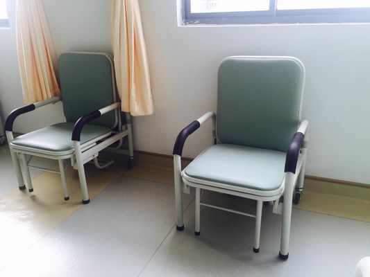 Lit de accompagnement multifonctionnel de chaise d'hôpital du pliage 250KG 3cm