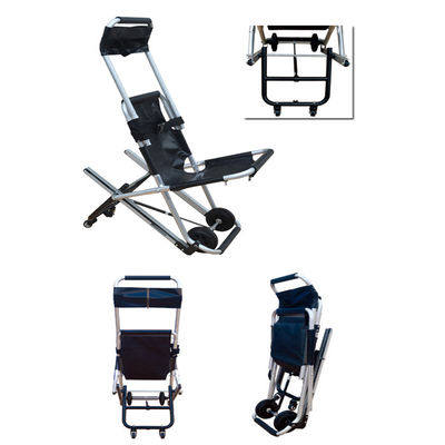 Chaise d'évacuation de secours de chenilles de roues du pliage 4 d'alliage d'aluminium avec Trake