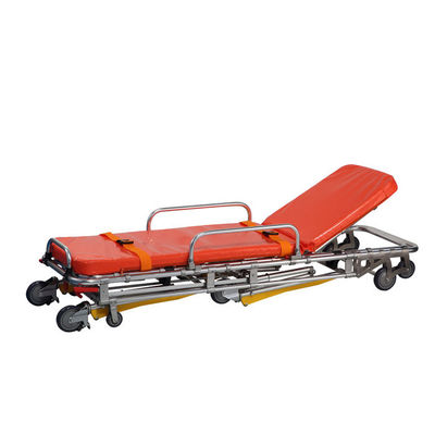 Lit médical de chariot à ambulance de la sécurité 90cm de secours réglable