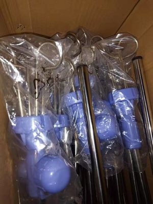 Concevez les accessoires en fonction du client debout d'Iv Polonais de support d'infusion de l'acier inoxydable