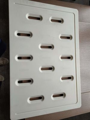 Épaisseur 35mm attachements bleus de lit d'hôpital d'accessoires médicaux de lit de quatre parts