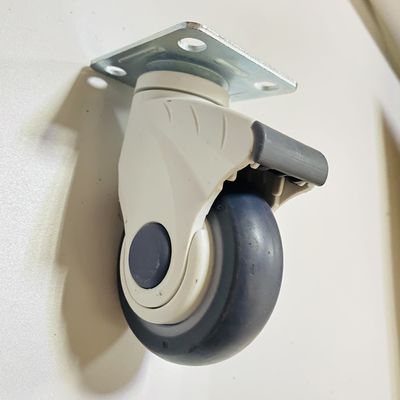 Les accessoires de lit d'hôpital pivotent les roues médicales silencieuses de roulette de pp TPR