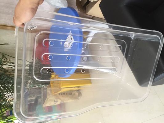 Matériel transparent de bassin de bébé d'hôpital d'accessoires de huche pour des bébés