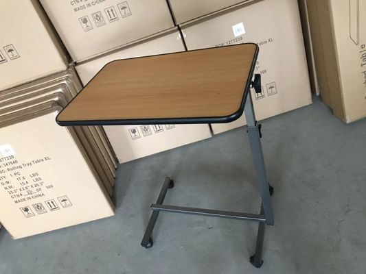 Tableau extérieur rabattable de Tray Table Over Bed Food de lit d'hôpital de 700mm 1010mm