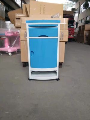 Cabinet matériel de chevet d'ABS de Ward Room Hospital avec le pied Bule