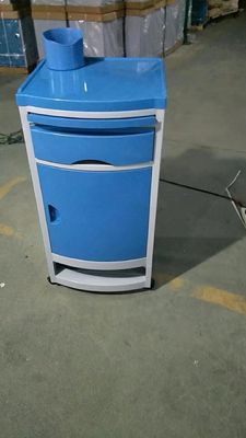 Cabinet matériel de chevet d'ABS de Ward Room Hospital avec le pied Bule