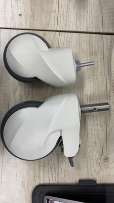 Nouvelle roulette médicale du diamètre 28 de plongeur de contrôle central de roue de roulette du lit 5inch avec le frein