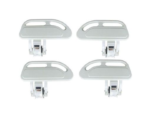 PP Les rails de côté du lit de l'hôpital