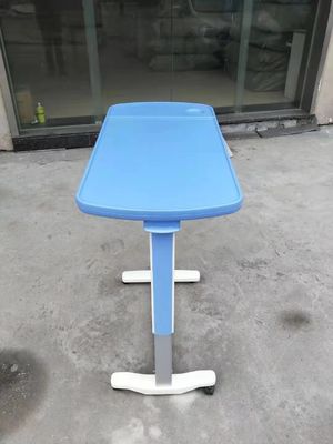 Tableau de Tray Table Adjustable Over Bed de lit d'hôpital d'amortisseur sur des roues