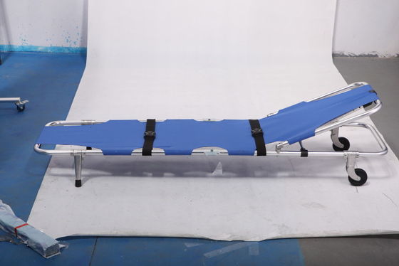 Civière médicale du secours SME de pliage d'alliage d'aluminium de civière de premiers secours