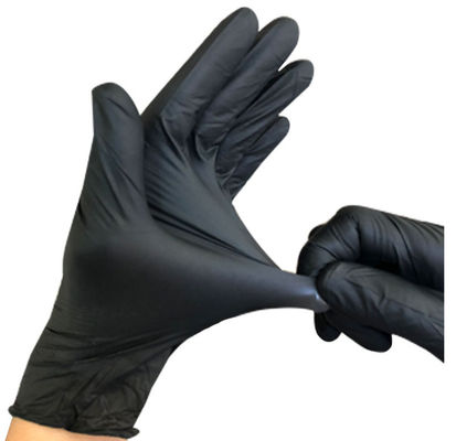 Les gants médicaux de nitriles non stériles noircissent les gants jetables de nitriles