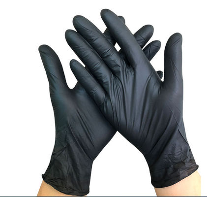 Les gants médicaux de nitriles non stériles noircissent les gants jetables de nitriles