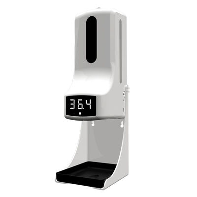 K9 pro plus le distributeur fixé au mur 1000ml 10cm de savon d'aseptisant de main de thermomètre