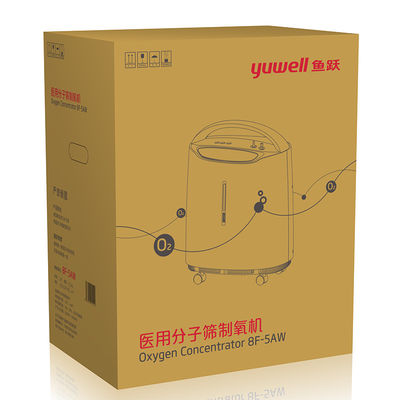 Le concentrateur médical de l'oxygène de la marque 5L de Yuwell coulent machine de générateur de l'oxygène de 93%