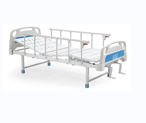 L'hôpital manuel de double balancier en métal enfoncent blanc et bleu