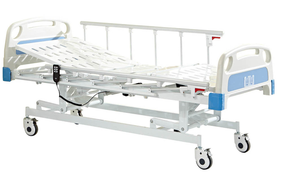 L'hôpital manuel de double balancier en métal enfoncent blanc et bleu