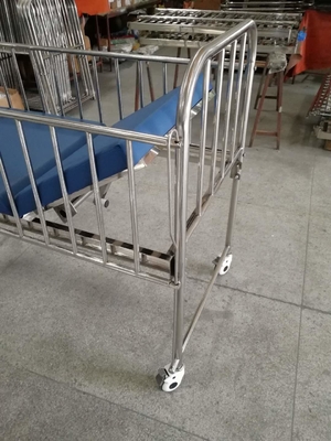 Lit d'hôpital infantile matériel d'acier inoxydable médical