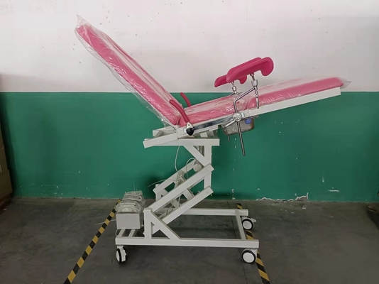 Chaise gynécologique électrique d'examen de mobile consacré en métal d'hôpital