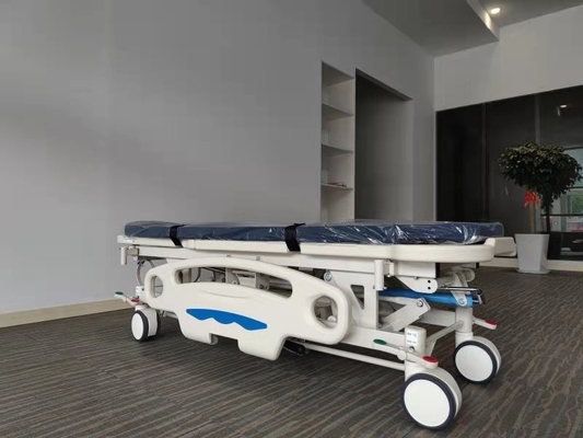 Transporteur bleu réglable de secours d'hôpital de taille ajustable