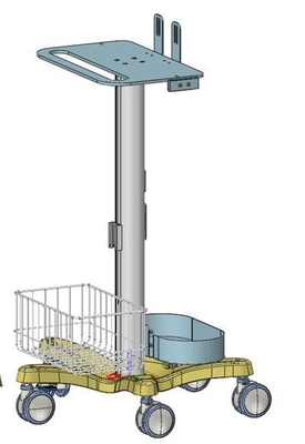 Hôpital mobile de chariot à meubles d'hôpital spécial avec cinq roues