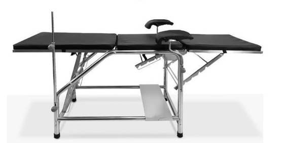 Support de jambe d'acier inoxydable de lit de la livraison d'hôpital avec la taille ajustable