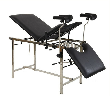 Support de jambe d'acier inoxydable de lit de la livraison d'hôpital avec la taille ajustable