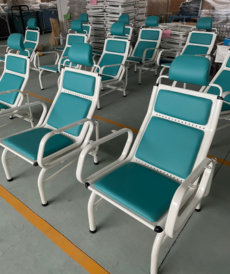 Siège unique de luxe avec la chaise réglable d'infusion d'hôpital de dossier d'appui-tête