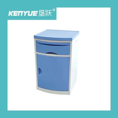 Cabinet médical mobile de tiroirs de table de chevet d'hôpital d'ABS avec quatre roulettes