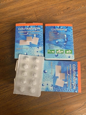 Éponge hémostatique dentaire médicale éponge gélatine absorbable