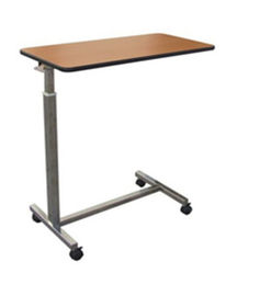 Tableau de plateau de lit d'hôpital de certificat de la CE, table de salle à manger mobile de lit d'hôpital