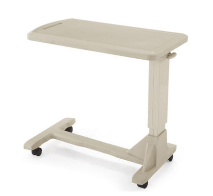 ABS 2,5 Tableau d'Overbed d'hôpital de la roulette 1000mm de pouce avec des roues